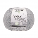 Anchor Cotton 'n' Wool fonal (szürke)