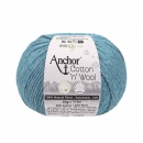 Anchor Cotton 'n' Wool fonal (topázkék)