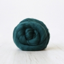 Corriedale új-zélandi szalaggyapjú (sötét smaragd) kb. 27 mic - 20g