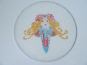 Kézzel festett selyemkép