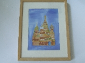 Kézzel festett selyemkép