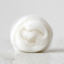 Corriedale új-zélandi szalaggyapjú (hófehér) kb. 27 mic - 20g