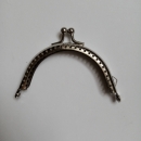 Pénztárca keret ( felvarrható 8x9 cm nikkel