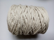 Makramé fonal (nyers fehér) 4 mm