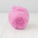 Kártolt nemezelő gyapjú új-zélandi Maori (Ciklámenrózsaszín) - 100g-os csomag