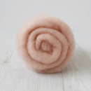 Kártolt nemezelő gyapjú új-zélandi Maori (Mályvarózsaszín) - 100g-os csomag