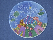 Kézzel festett selyemkép