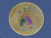 Kézzel festett selyemkép