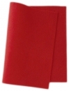 100% merino gyapjúfilc - Piros - 20x30 cm